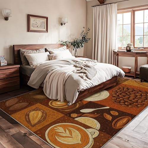 Tapis de salon avec envers antidérapant pour chambre à coucher