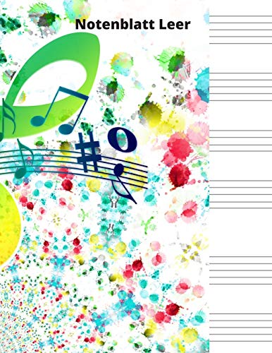 Notenblatt Leer: Leeres Notenblatt Papier, Notenblatt Leer Klavier, Leere Notenzeilen, leeres notenpapier