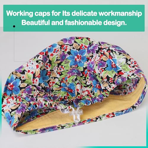 Image of GUOER Hat Bouffant Cap One Size Multi Color