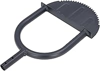 Vista 9 de Herramienta de césped de dientes de sierra de 42.71 pulgadas, cortador de césped de media luna con agarre en T, bordeadora de césped de mango largo