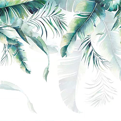 Papier peint rétro forêt tropicale humide palmier murale 3D