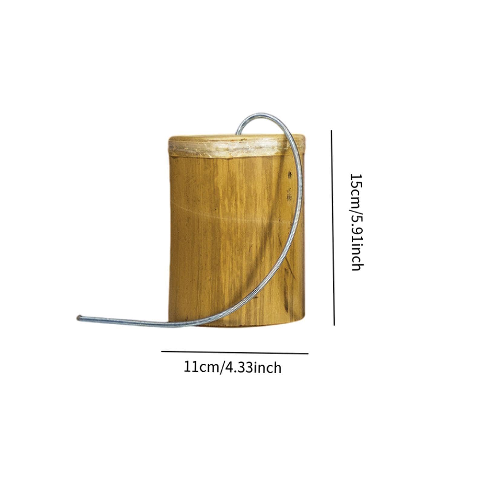 Tambour Tonnerre Jouet à Ressort Instrument Animation Bruiteur Éducatif Bambou Auditive Enfants Coordination Animation Ludique Activité Cl, L