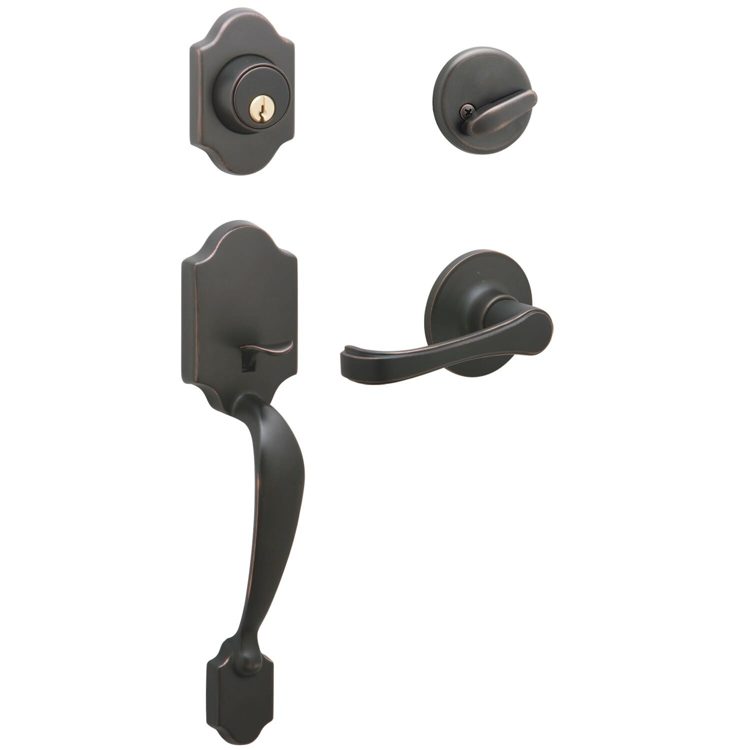 新品】Schlage B80620 商用ドアボルト アンティークピューター