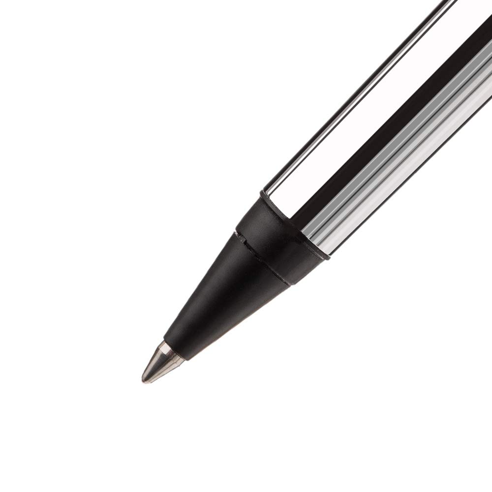 Kugelschreiber mit Stempel – Heri Promesa Rollerball 3in1, Schwarz