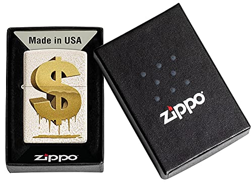 Encendedor Zippo diseño Drippy Dollar Mercury Glass miniatura 6