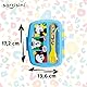 Sorrisini Children’s Lunch Box with Cutlery Set, Breakfast Box for Girls, Brotdose für Kinder mit Besteck, Lunchtasche for Picnic, Kindergarten, Rucksack für Gymnastik und Ausflüge Mickey