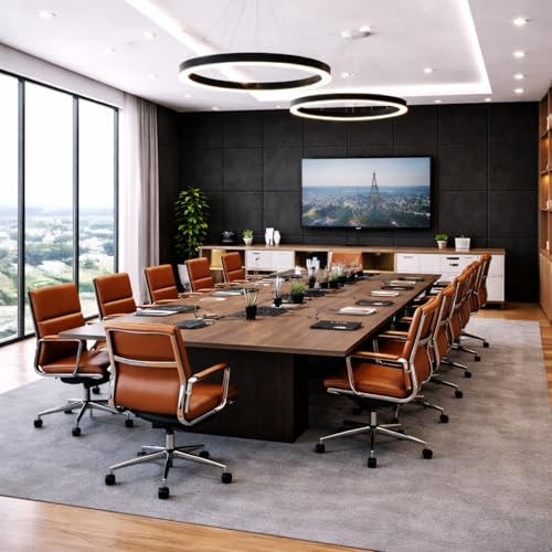 Image of MMT Acoustix Premium Felt Acoustic Panels for Offices, Bedrooms & Studios | Sustainable PET Felt Panels for Echo Reduction & Sound Absorption | 4x2 Ft, 9mm Thick | Piano Black - Pack of 4