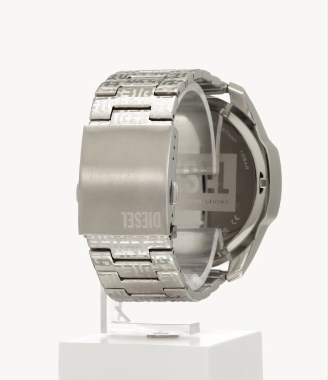 Amazon.com: Diesel Mega Chief Stainless Steel Chronograph Men's