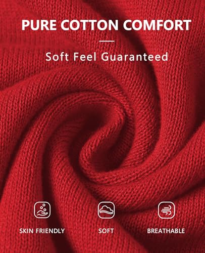 Image of QUALFORT Women's 100% Cotton Lightweight Cardigans Long Sleeve Knitted Button Down Sweater