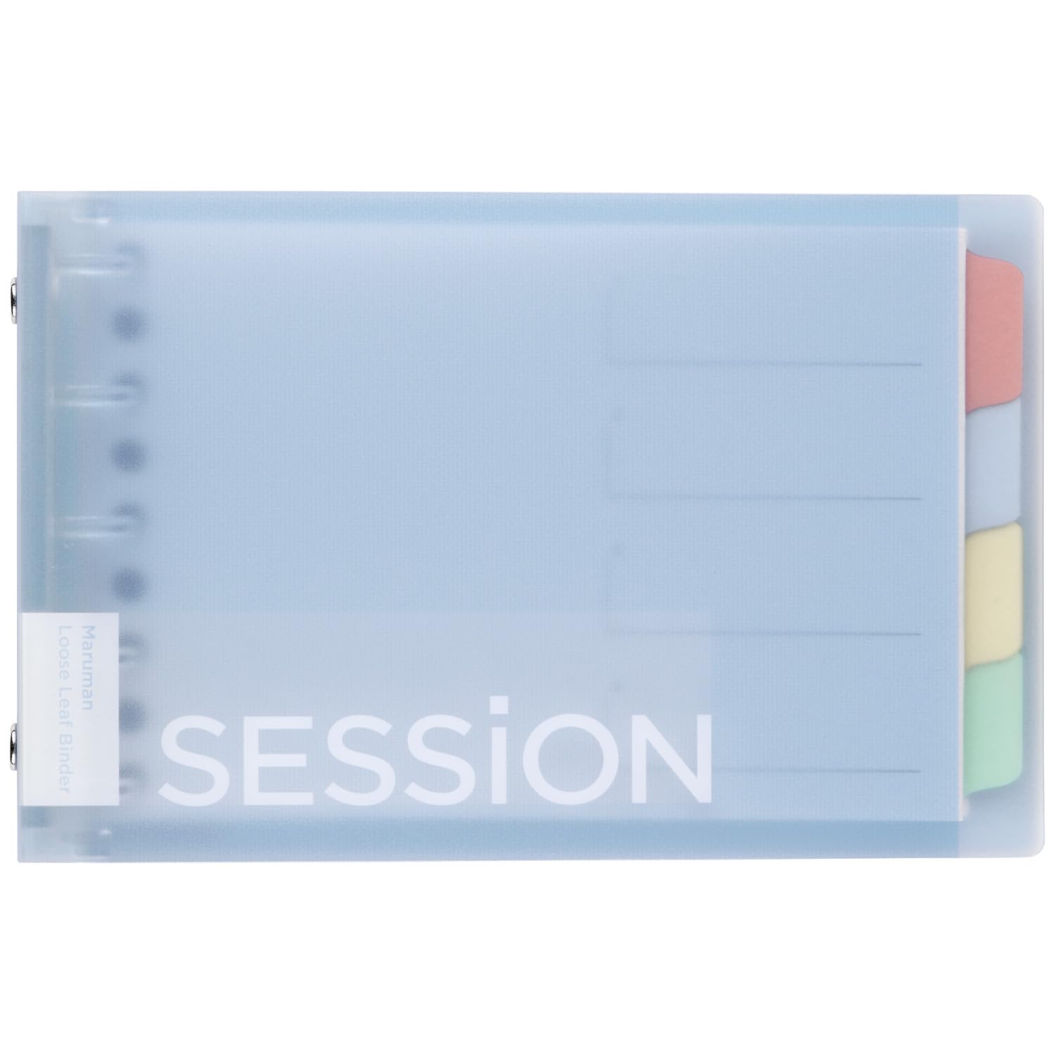 Maruman FM310A-52A Loose Leaf Binder Session Mini Size, 5 Holes, Sora IRO