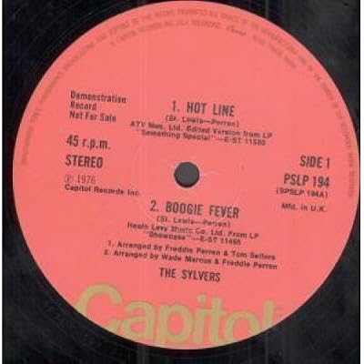 HOT LINE 12 INCH (12" SINGLE) UK CAPITOL 1976