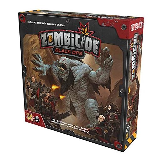 Asmodee | CMON | Zombicide: Invader – Black Ops | Espansione | Gioco esperto | Dungeon Crawler | 1-6 giocatori | Dai 14+ anni | 60+ minuti | Tedesco