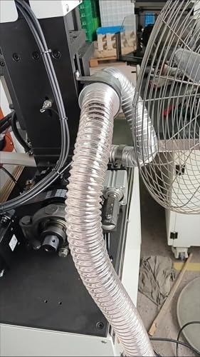 Industrial Vacuum Cleaner Hose 40mm 32mm 35mm, Polyurethane Clear Dust Collection Hose Tube for Shop Vac, Sander, Fume Extractor(L 1m(3.3 Ft),Dia 11-4/5"/300MM)