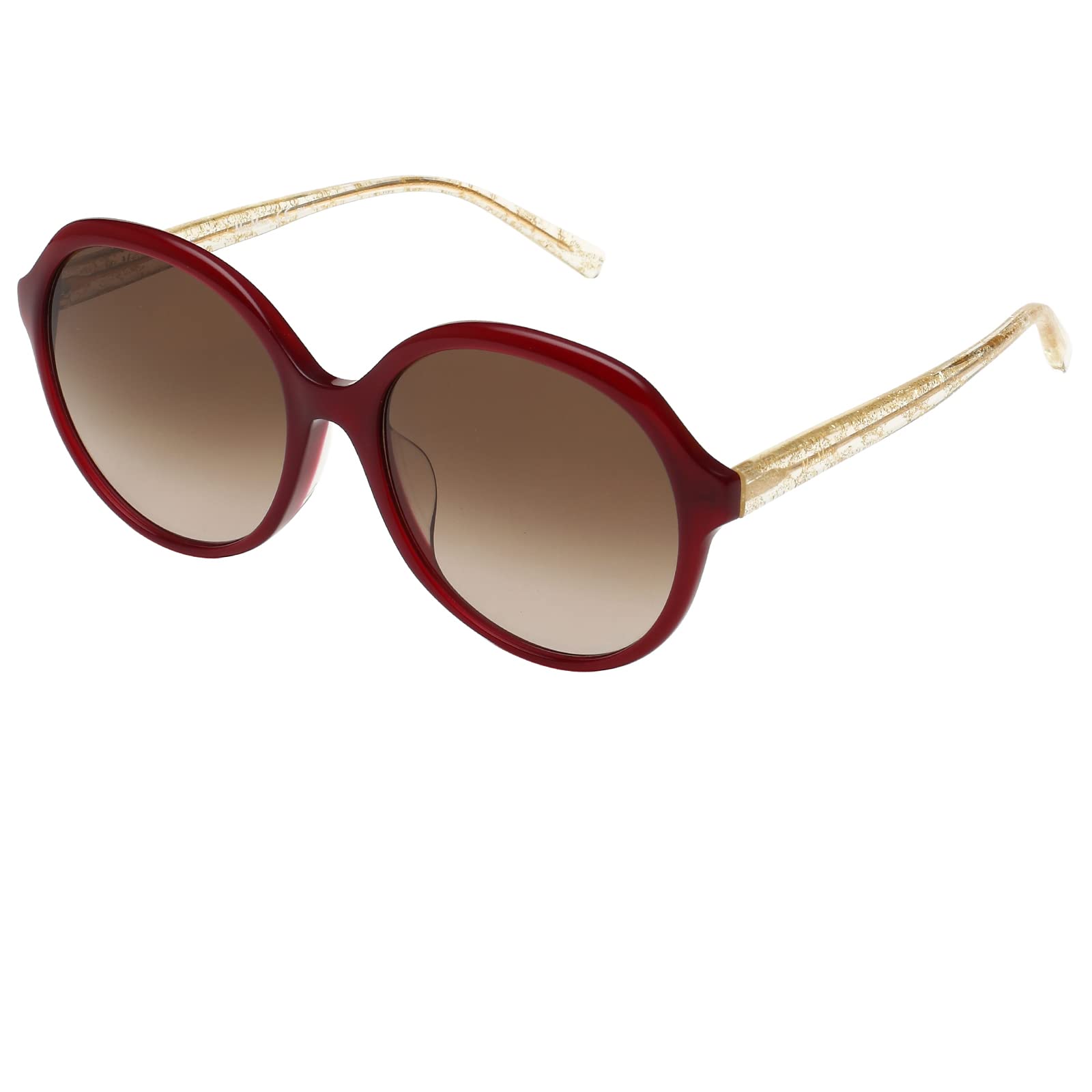 Max Mara Gradient Oval Women Sunglasses - (MM TWIST II FS LHF 58HA |58| Brown Color Lens)