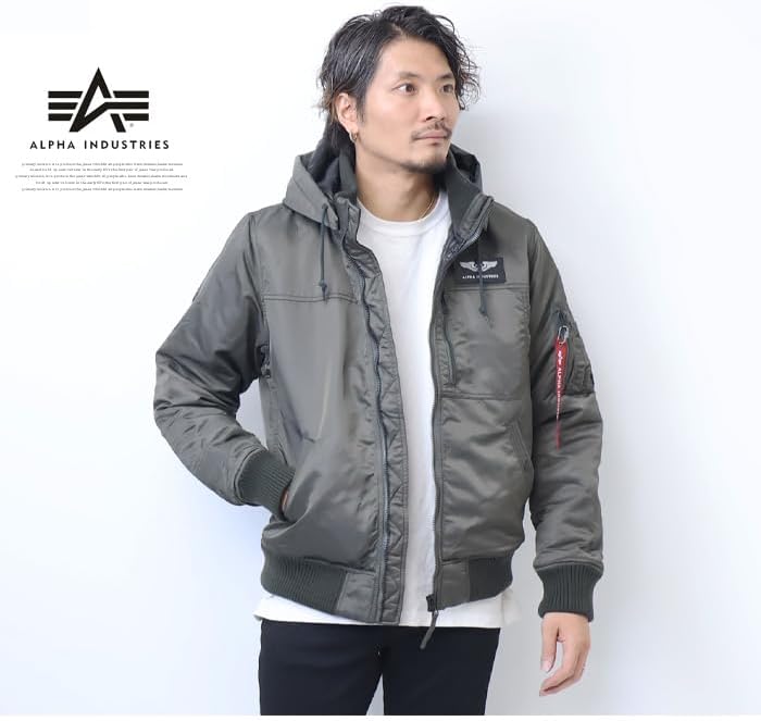 MA-1 ALPHA フードリブジャケット アルファインダストリーズ