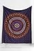 Handmade Cotton Mandala Bedspread Throw Bohemian Backdrop Medallion Yoga Meditation Picnic Garden Beach Throw Boho Gypsy Dorm Decor Living Room Hippie Hippy Wall Hanging Tapestry