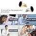 JIPIMON CuffLinks Set, 2 Classic Black Cufflinks and 2 Gold Cufflinks for Men Luxury Box Gift Ideas for Boys