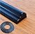Wall Molding Trim,Flexible,Peel and Stick Door Mouldings,Chair Rail Panel Molding,Corner Moulding Décor Lines for Wall Floor Ceiling Mirror Cabinet Door,0.6in x 10ft Black