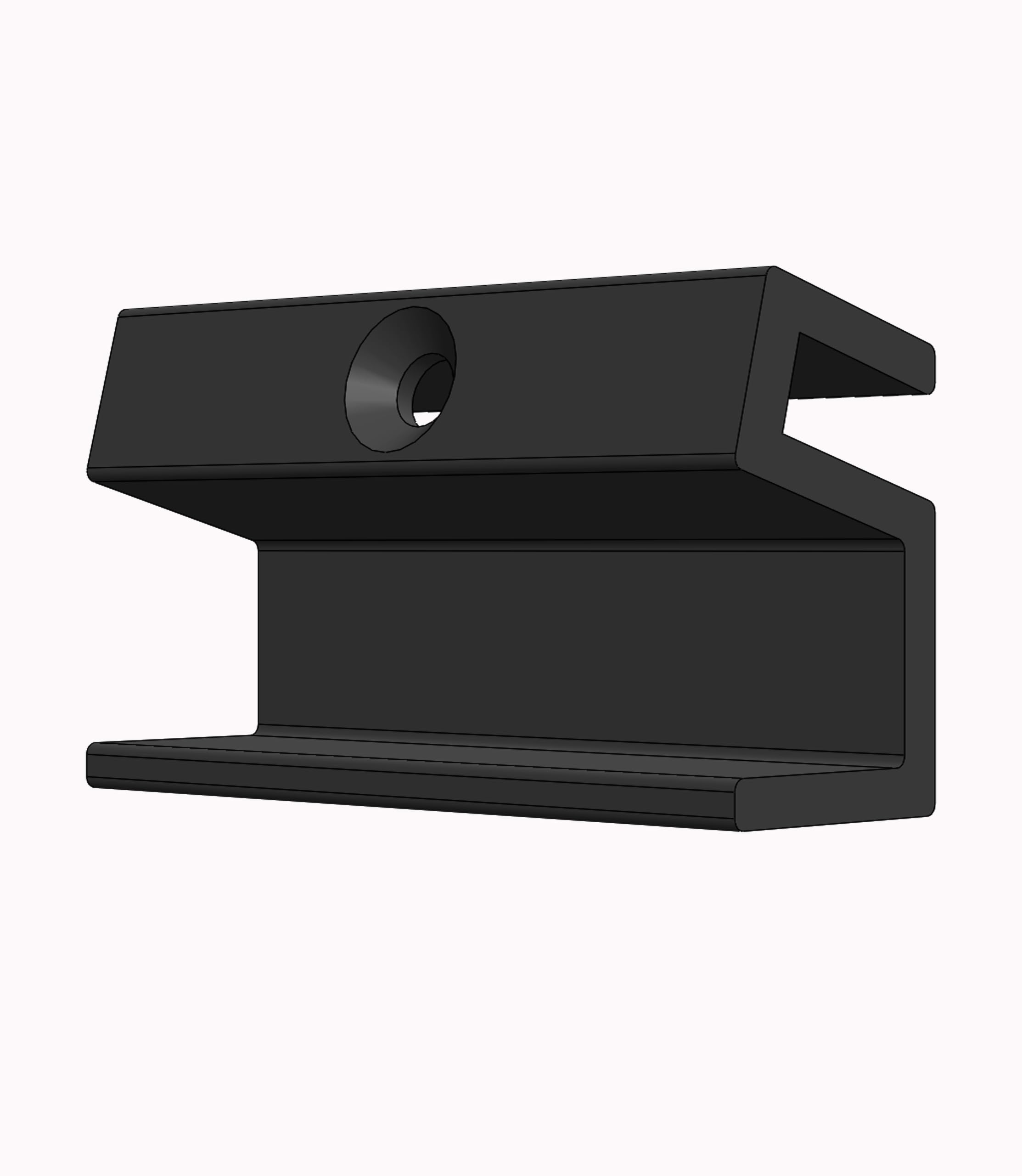 Clamp for The Rimless Tank with Horizontal Glass