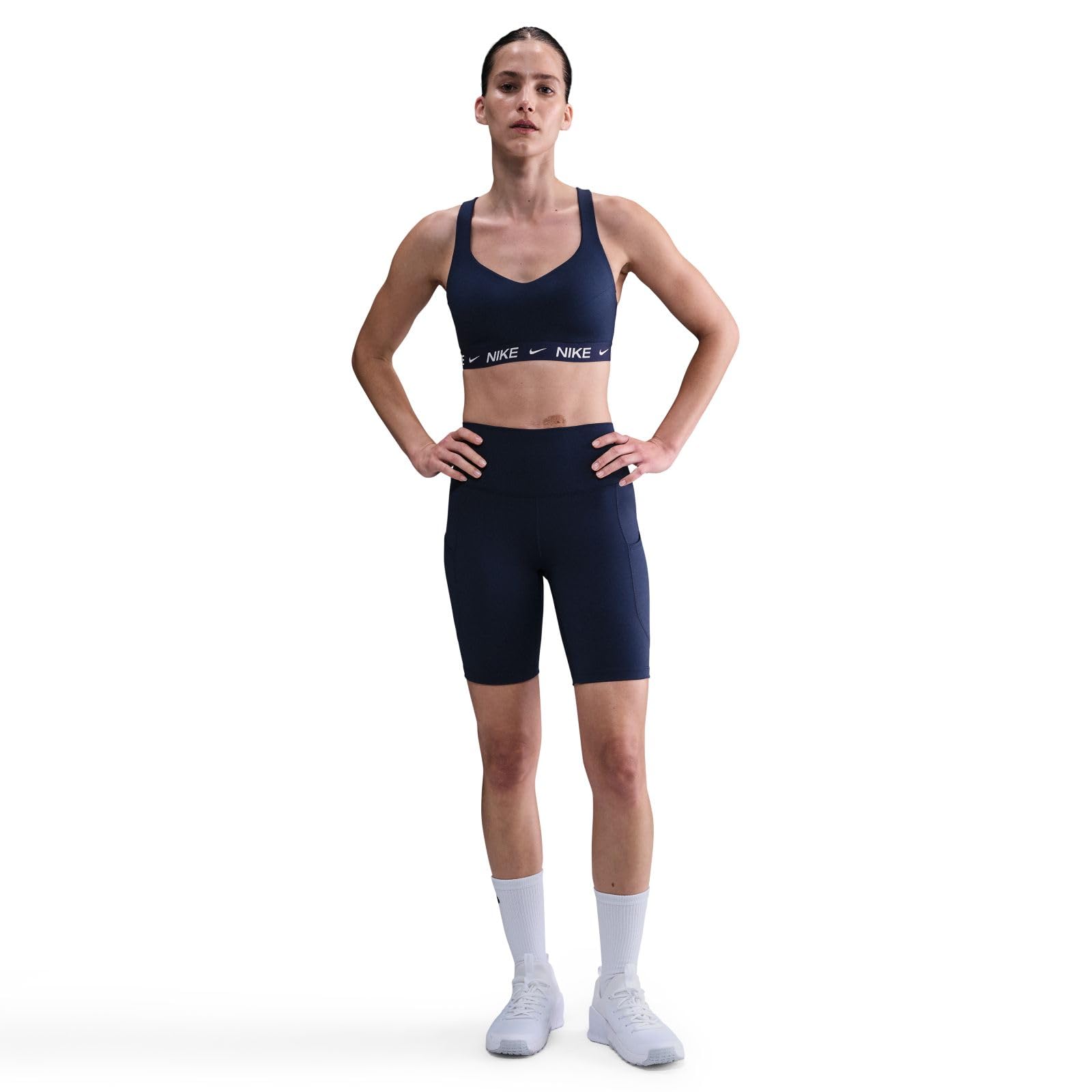 Nike Indy High Support Verstellbarer Sport-BH mit Polstern für Damen, FD1068