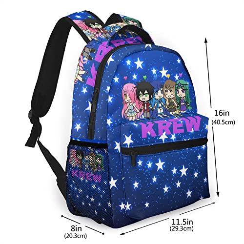 Casual Backpack Its_Funneh Unisex High Capacity Students Schoolbag Travel Fashion Shoulders Bag2