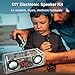 GeekLJT Blûêtoöth-Compatible Speaker Soldering Kit, Stereo Amplifier Speaker DIY Electronic Kit, Solder Project Speaker Kit