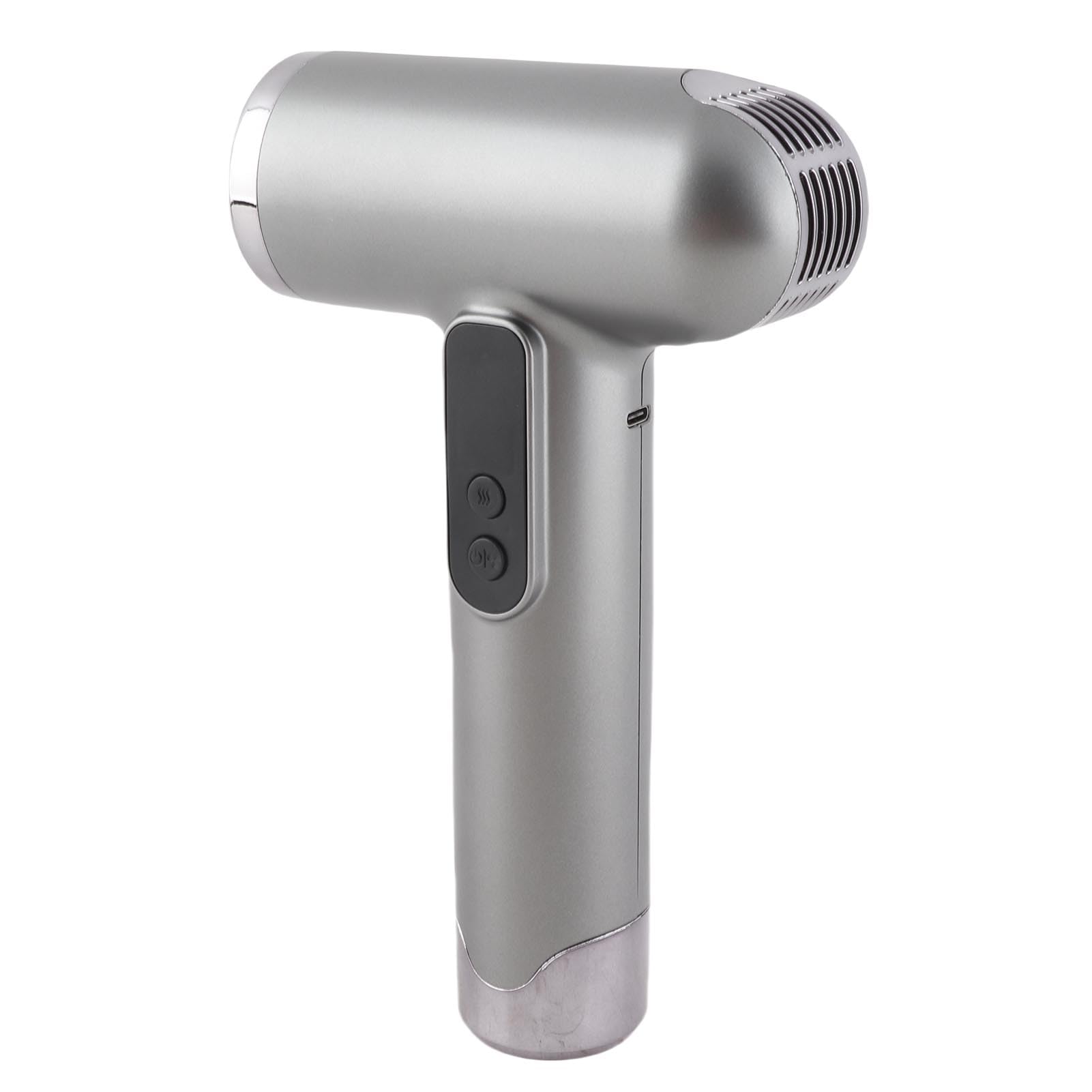 Tosuny Kabelloser Haartrockner, 100.000 U/min, Schnelles Trocknen mit Leisem Bürstenlosem Motor und 6 X 2600 MAh Langer Batterie, Leicht für Reisen/Wohnheim/Heimgebrauch (GREY)