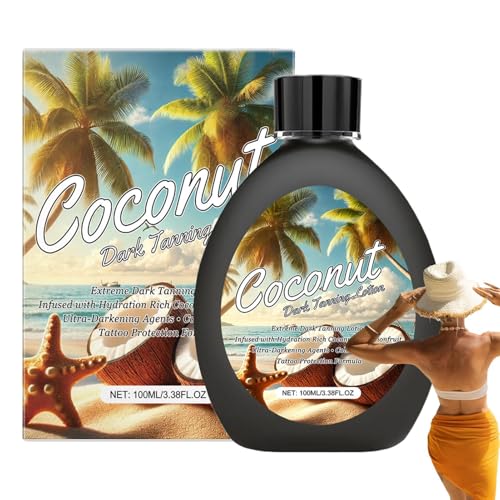 Crema Bronceadora Para Cabinas,Aceite Bronceador Natural | Loción Corporal Bronceadora Hidratante de Larga Duración 100ml Para Vacaciones, Verano, Piscina y Viajes