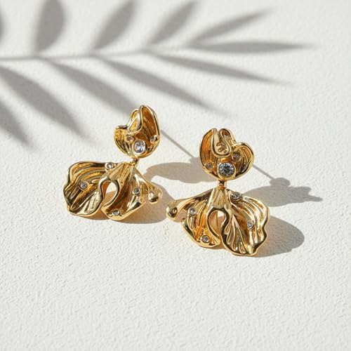 Image of Modern Dangle Earrings for Women | Chic Statement Earrings for Girls | Stylish Lightweight Fashion Jewelry for Casual, Party & Special Occasions