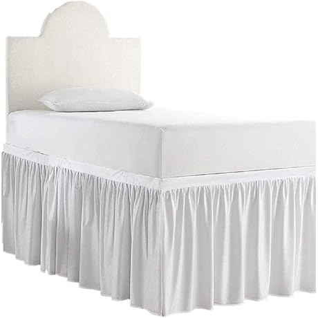 Stylish and Functional Ruffled Dorm Bed Skirt