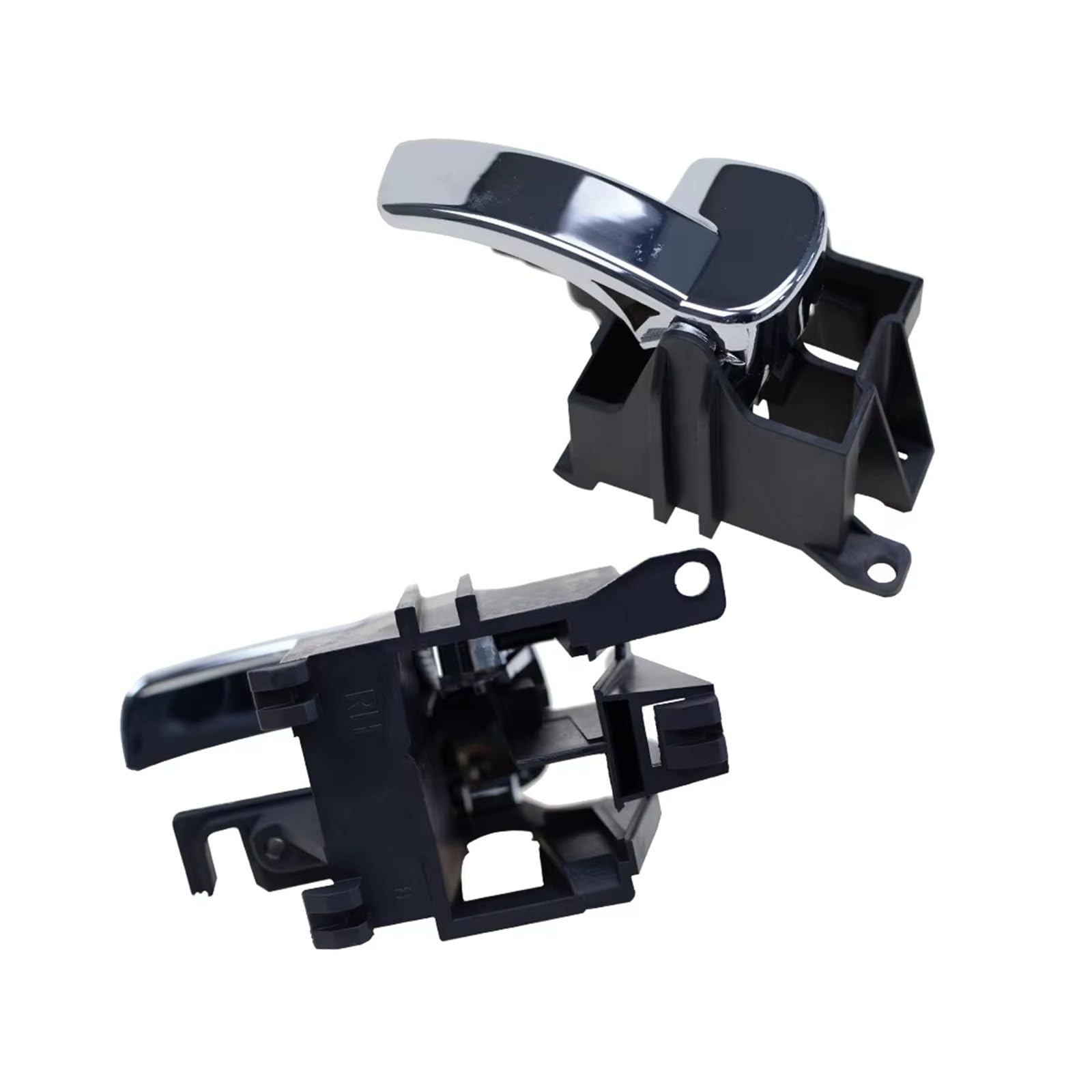 WYLWSHA Replacement Inner Door Handle for Nissan for Navara for D40 for Pathfinder for R51 2005-2015 Car Inner Door Handle Chrome Left Right 80671-4X02B 80670-4X02B(1Pc Right)