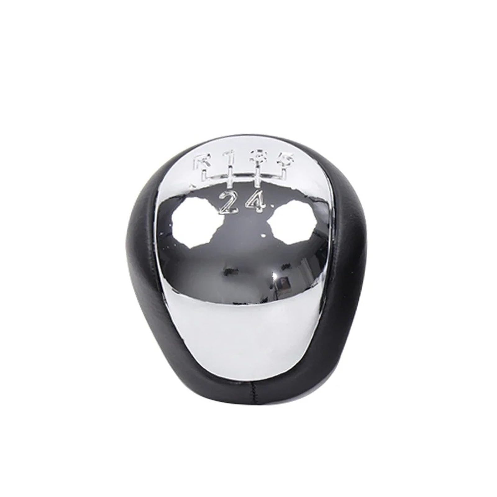 Jxewmtmc Bright Silver For Hyundai For Elantra I30 2008-2012 5 Speed Gear Shift Knob Shifter Lever Handbal Gear Stick Shift Cover(Bright Silver)