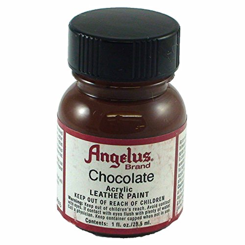 Angelus Acrylic Leather Paint - 1 Ounce, Chocolate