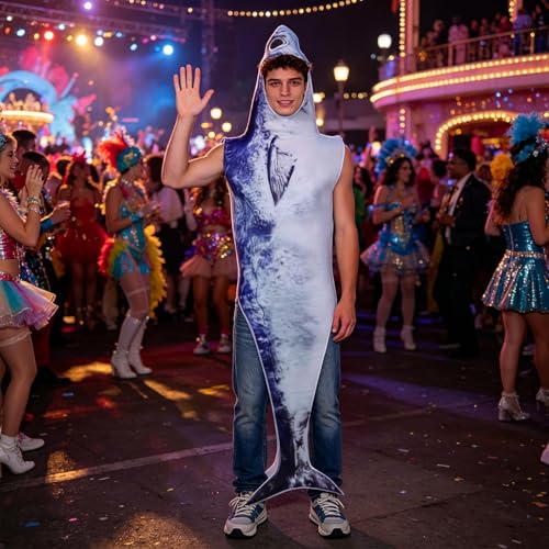 Costume de scène requin avec coupe ample pour performance - 2