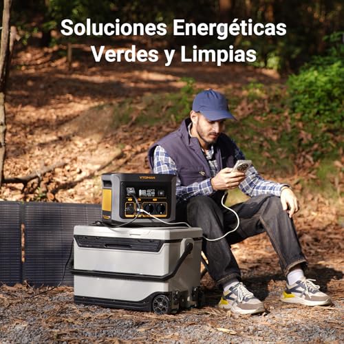 VTOMAN FlashSpeed 600 Estación de EnergÃa Portátil con Panel Solar 200W - 600W/499Wh BaterÃa LiFePO4 Generador Solar, 80% Carga Rápida en 1H, para Camping, Fiestas, Viajar, Emergencia - Imagen 3