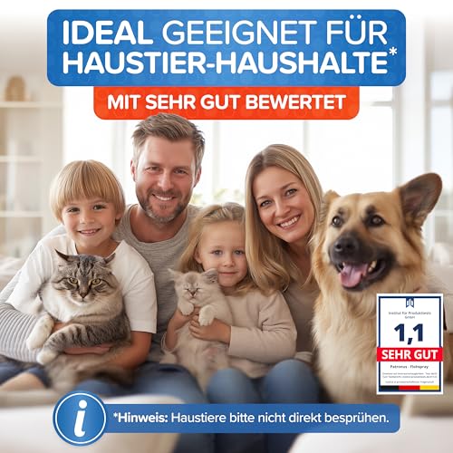 Patronus Floh-Spray für Wohnung & Umgebung 500 ml - effektives Abwehr-Mittel gegen Flöhe mit Sofortschutz - hochwirksam & laborgeprüft - mit dezentem Eukalyptus-Zitrusduft