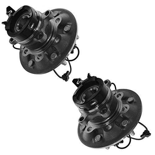 Image of TRQ 2 Piece Front Wheel Bearing & Hub Assembly Set 4WD Compatible with 2004-2008 Chevrolet Colorado GMC Canyon 2006 Isuzu i-350 2007-2008 i-370