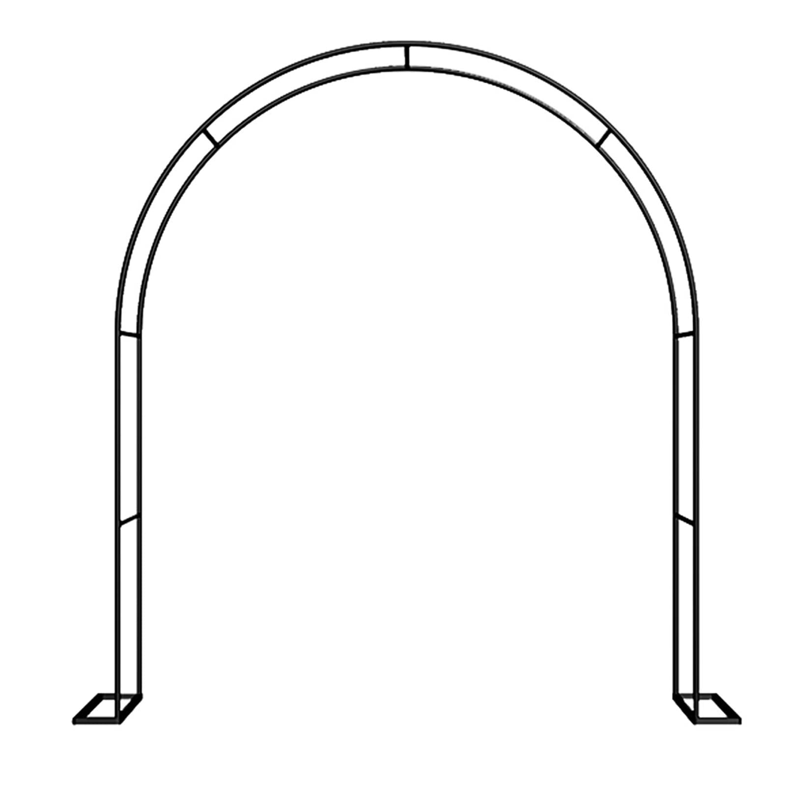 Vetris Metal Pergola Arbor, Garden arch trellis for climbing plants, garden archway Rose Arbor for Various Climbing Plant Wedding Garden Arch Bridal Party Decoration Wide Arbor, Weather Resistant