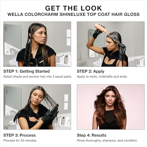 Image of COLORCHARM ShineLuxe Hair Gloss Collection | Hair Color & Cream Developer | Restores Color Vibrancy & Adds Shine with Smooth, Conditioned Results | Vegan Formula & Free of Ammonia
