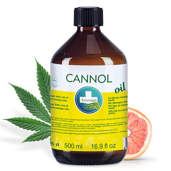 Miniatura 3 de Annabis CANNOL Aceite de cáñamo vegano orgánico - Cuidado del cabello y la piel - Alivio articular y muscular