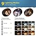 pizarra Rechargeable Book Light Mini 7 LED Light 3-Level Warm Cool White Flexible Easy Clip Lamp Read Night Lamp