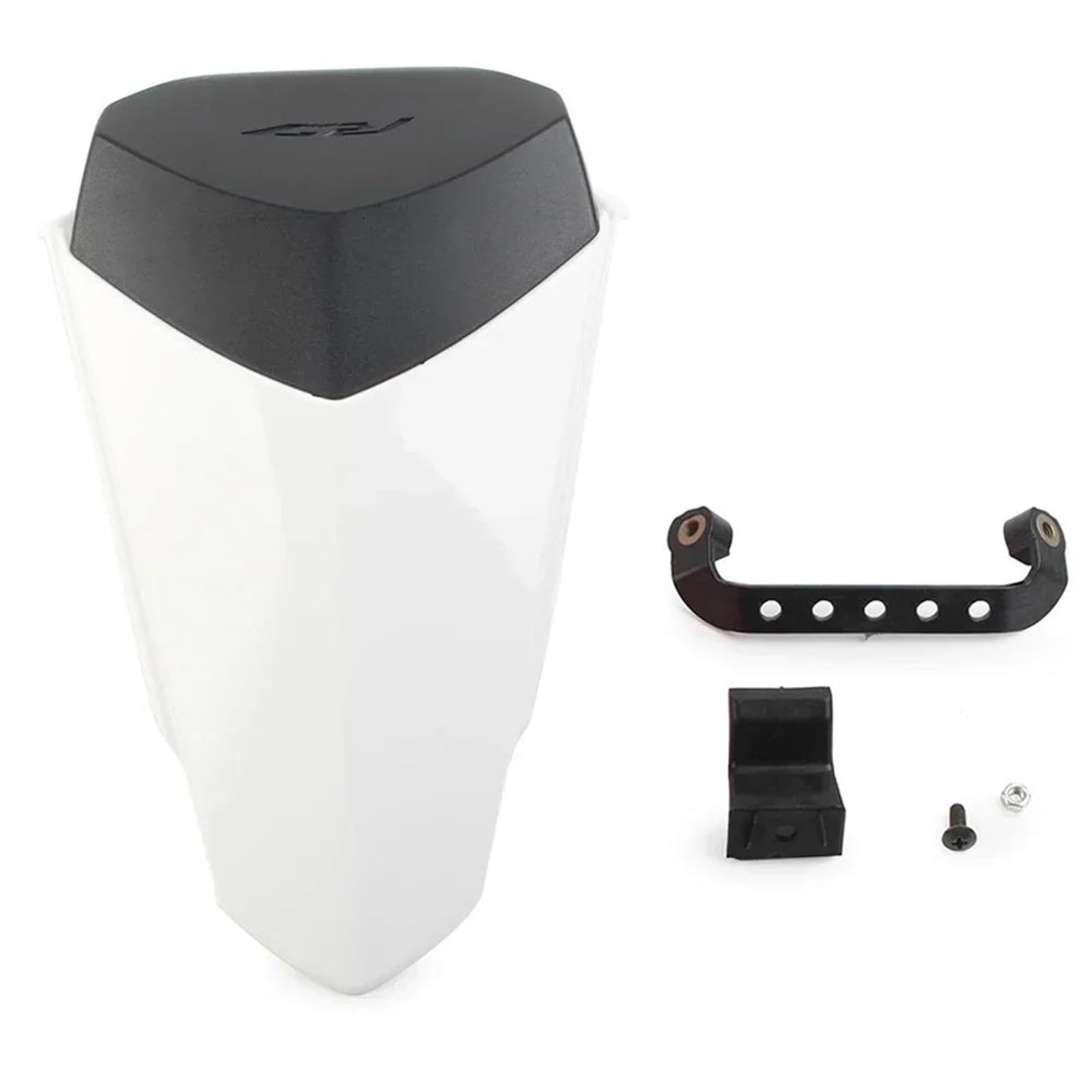 Motorrad-Heckverkleidung Mit Sitzhöcker Für Yamaha YZF R7 YZF-R7 2022-2023 2024, Abdeckung Für Soziussitz Soziusabdeckung Verkleidung(Weiss)