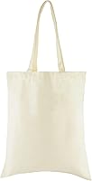 HuaJiao Cotton Canvas Tote, Canvas Tote Bags for Groceries Travel School Work Beach Lunch Shopping