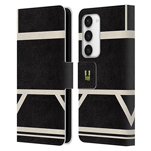 Protégez votre Samsung S23 5G avec l'étui portefeuille cuir Head Case Designs