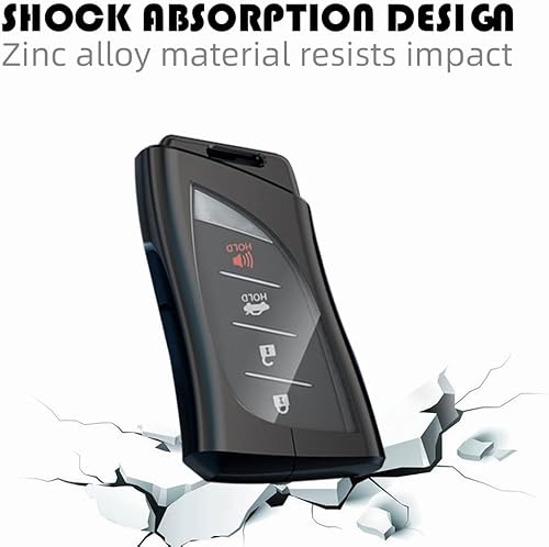 Miniatura 8 de ontto Carcasa para llave de coche de 34 botones compatible con Lexus ES350 ES300h UX200 LS500 LS500H LC500 LC500h Funda de llavero inteligente con