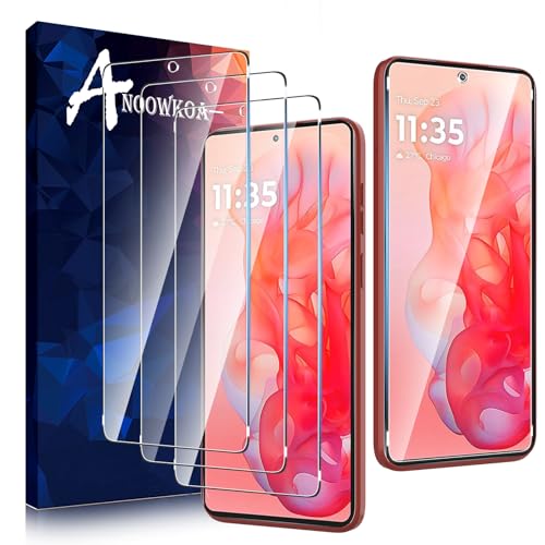 Anoowkoa 3 Pack Designed for Moto G Stylus 5G 2024 Screen Protector Tempered glass film.Anti-Breakage.Anti-Scratch No Bubbles 9H Hardness.Easy Installation for Motorola G Stylus 2024