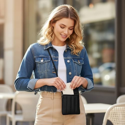 Image of Small Crossbody Women Cell Phone Purse Wallet Bag With Shoulder Strap