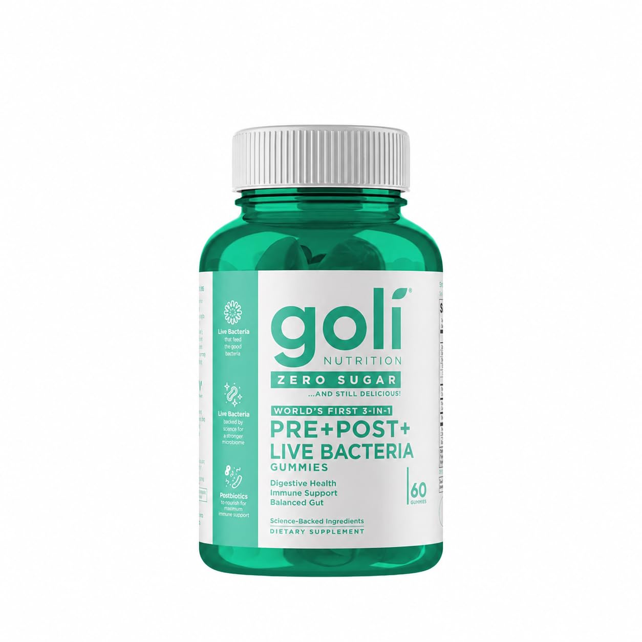 Goli Zero Sugar Pre Pro Postbiotic