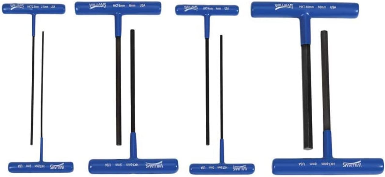 Williams MWSHKT-8 Arm T-Key Set with Pouch, 6-Inch, 8-Piece