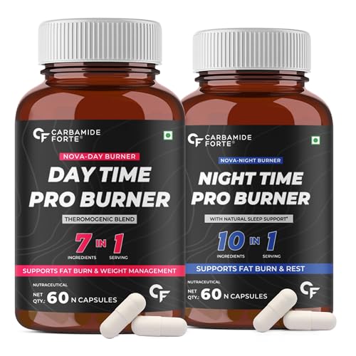 Carbamide Forte Day & Night Fat Burner for Weight Loss for Women ...
